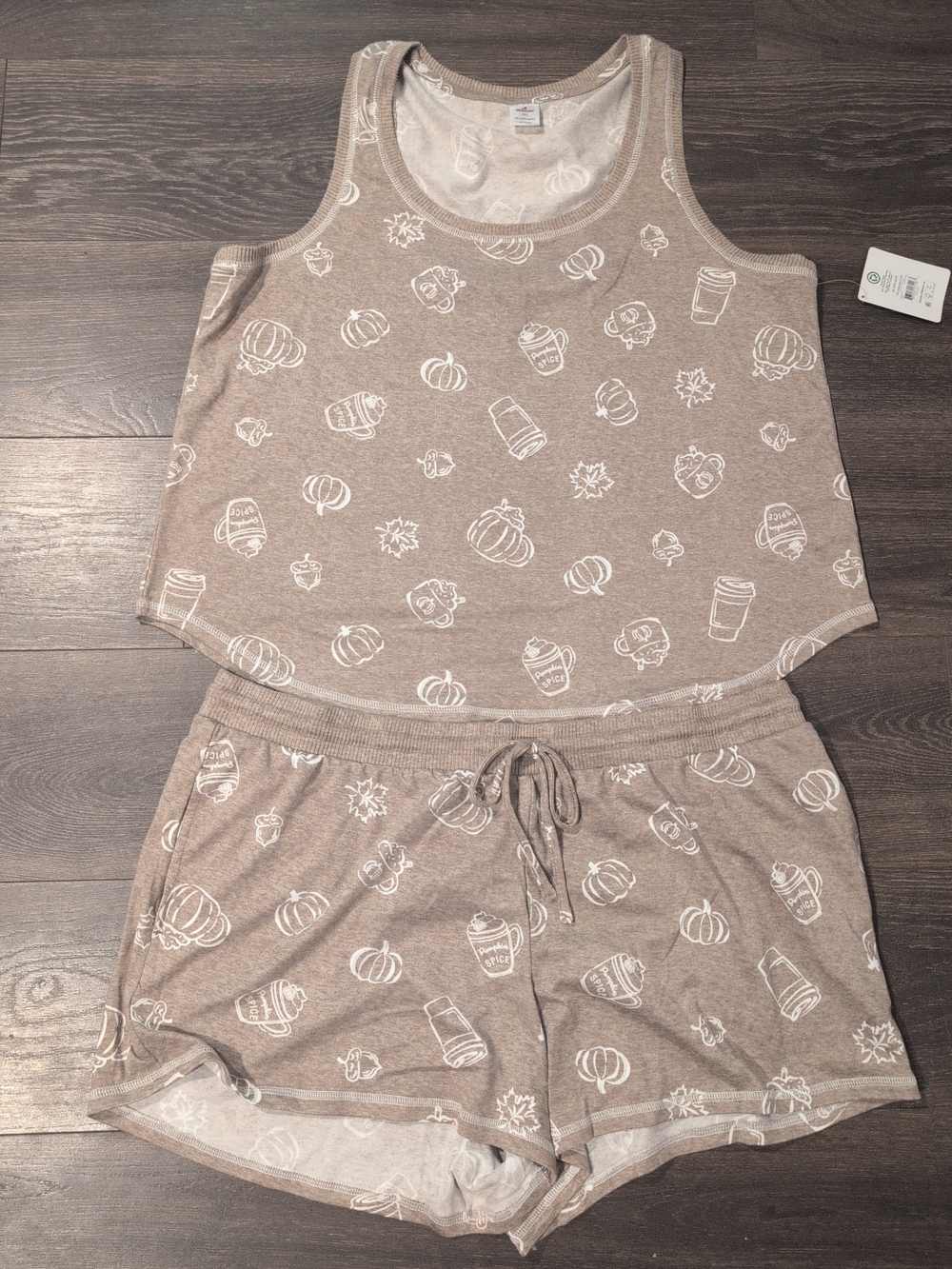 Halloween Women's Hacci Knit Tank Top and Shorts Pajama Set Size 2XL 18W-20W NWT